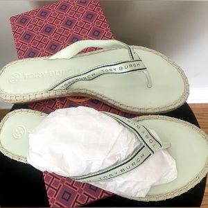 Tory Burch brand new in box thong espadrille size 8